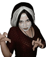 Davina - Goddess of all that is goth (a.k.a. my girlfriend)