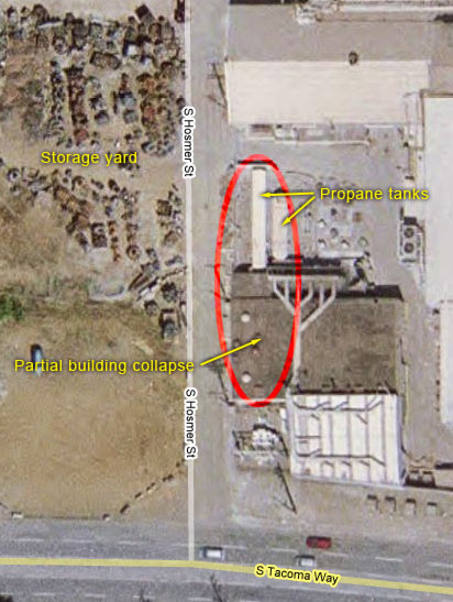 Map of Atlas Foundry in Tacoma